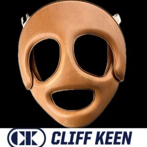 🤼Wrestling Face Guard – Brown — Vintage — Cliff Keen — Ann Arbor MI USA 🇺🇸